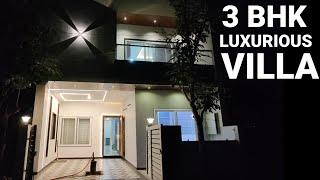 V113 | modern luxurious 3 bhk fully furnished house || 3 bhk premium villa tour