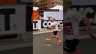 Questo runner norvegese ha solo 13 anni! 3.18 km/min #viral #video #running