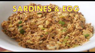 Sardines & Egg | Sauteed Sardines w/Egg