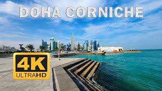 4K | Walk through in Doha Corniche #doha #qatar #corniche #goprohero11