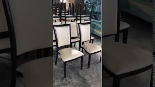 Norpel Furniture Wood-Like stackable restaurant chairs