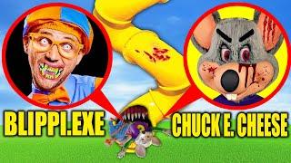 SLIDE EATER EAT CHUCK E CHEESE.EXE & BLIPPI.EXE AT 3AM?? (*SCARY*)