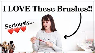 Watercolor Supplies | Reasons why I LOVE these BRUSHES!