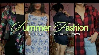 Summer fits that scream Aesthetic  10 Must-Try outfits 