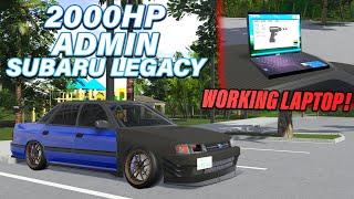 (WORKING LAPTOP!!) CRAZY 2000HP ADMIN SUBARU LEGACY!! || ROBLOX - Southwest Florida