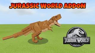 Jurassic World By Minecraft | Add-on Showcase | Minecraft Bedrock Edition | Part 1 of 2