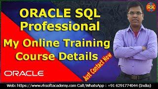 Oracle SQL Professional Online Training Course | Oracle SQL Course | Oracle Training | SQL Course