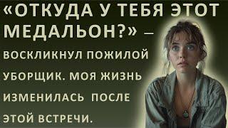 Истории из жизни. «Откуда у тебя этот медальон?» — воскликнул пожилой уборщик. Моя жизнь изменилась