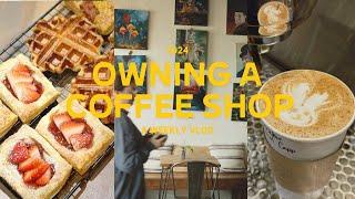 OWNING A CAFE | What it’s like, barista to owner, experimenting on recipes, small business life ️