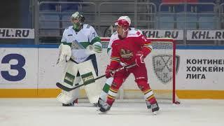 Juha Metsola in action during the KRS@ Salavat hockey game