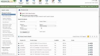 Pinnacle Cart - Intro to 3.7.8 R.750 Product Management Page