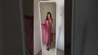 Myntra haul anarkali suit / Eid inspo / bridesmaid party wear / Chikankari anarkali kurta set