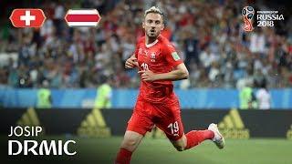 Josip DRMIC Goal - Switzerland v Costa Rica - MATCH 42