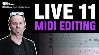 Ableton Live 11 - Improved MIDI Editing