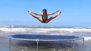 GYMNASTICS AT THE BEACH!