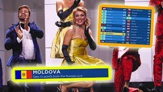 every "12 points go to MOLDOVA" in eurovision final