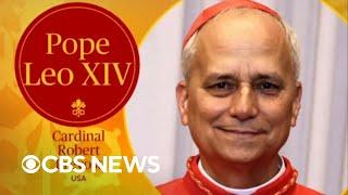Watch: Cardinal Robert Prevost of U.S. announced as new pope, takes name Leo XIV