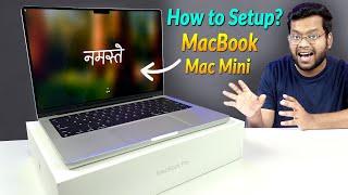 How to Set Up a New MacBook Step by Step in Hindi + 30 Tips | How to Setup Mac Mini M4 or M4 Pro