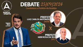 DEBATE DOS CANDIDATOS A PREFEITO DE GUABIJU