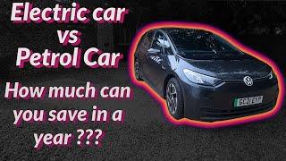 Are electric cars cheaper to run ? Vw id.3 vs Vw golf petrol