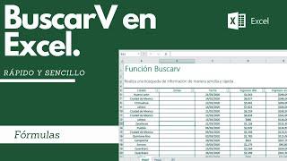 Como utilizar la función BUSCARV en EXCEL de una hoja a otra