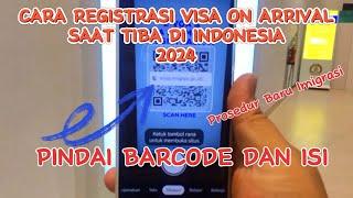 CARA MENGISI FORM VISA ON ARRIVAL SAAT TIBA DI INDONESIA