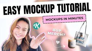 How to Design Products and Create Realistic Mockups in Kittl | Easy Step-by-Step Tutorial [CC Eng]