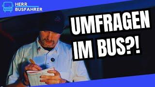 Meinungsumfragen im Linienbus – Was genau ist es? #herrbusfahrer