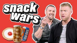 Freddie Flintoff & Paddy McGuinness Try Chinese Snacks For First Time | Snack Wars