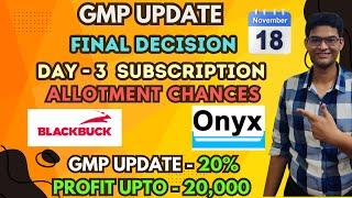 Zinka Logistics IPO - Final Desicion | Onyx Biotec IPO - Final Decision | Onyx Biotec IPO GMP