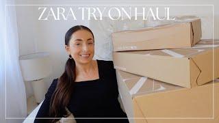 HUGE ZARA HAUL FEBRUARY 2025 | *wow* new in try on haul | pre-spring outfit ideas