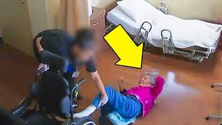 Grandmother Keeps Falling Out Of Wheelchair. Son Installs Cameras And Discovers The Truth