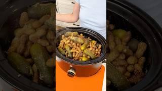 Easy crockpot snack! #easyrecipe  #recipe #crockpot #pickle #snacks