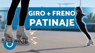 Como GIRAR con PATINES de 4 RUEDAS  Patinar 4 Ruedas Principiante