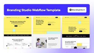 Branding Studio Website Template | Brandingfolio X - BRIX Templates