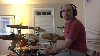 The Midnight - Dance with Somebody - Live Drums [One Take] Drum Freestyle