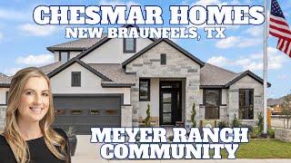 This home is so big inside! Meyer Ranch model home tour | Texas Hill Country Homes