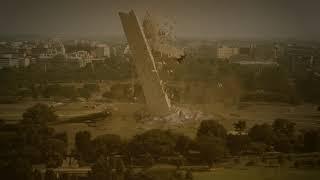 The Washington Monument Falls