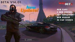 Madout 2 New Beta Update v14.01 Released | 12 New Cars | 3 Sniper Guns | Containers | Keys |Garage|