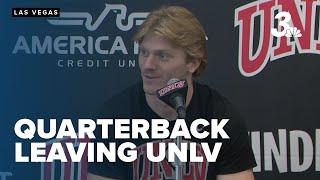 UNLV quarterback Matthew Sluka abruptly ends season