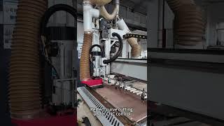 Hotel furntiure factory tour : Perfect curve cutting under CNC control I