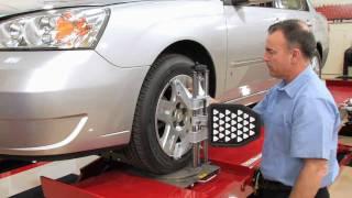 Self Centering Wheel Adaptor Targets on Hunter Wheel Alignment Machines