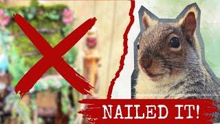 Darn Squirrels! | Yard Decor DIY