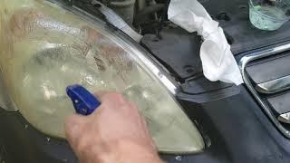 DIY - Clean Your Car Headlights Cheaper with Toothpaste & Baking Soda