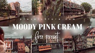 MOODY PINK CREAM — Professional Lightroom Presets | Tutorial | DNG