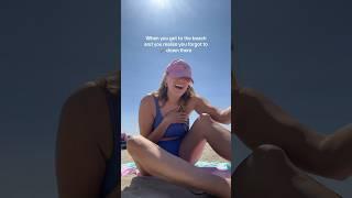 When You Get To The Beach And Realize You Didn’t 🪒 Down There