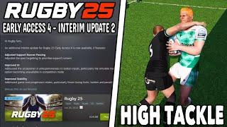 RUGBY 25 Early Access 4 INTERIM UPDATE 2 - Support Runners FIXED - Gameplay - Feedback & Thoughts