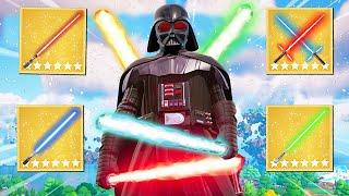 I Found Every LIGHTSABER in ONE GAME (Fortnite)