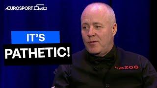 “That’s pathetic, isn’t it?” | Higgins Slams World Snooker Championship Schedule | Eurosport Snooker