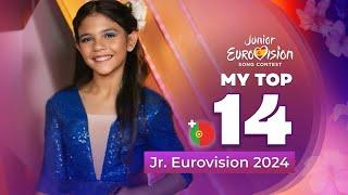 Junior Eurovision 2024 | My Top 14 (NEW: )